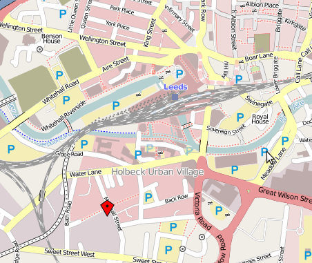 Location of the Pedallers Arms Workshop